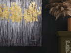 Cuadro pintado a mano Sendero 160 × 80 cm pan de oro