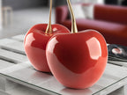 Figura decorativa Cerezas rojo