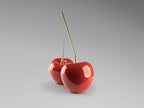 Figura decorativa Cerezas rojo