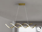 Lámpara de techo Dido LED oro