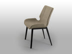Silla Kiara negro y beige