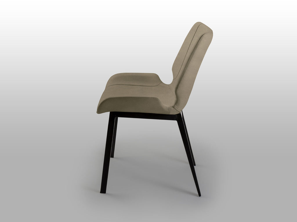 Silla Kiara negro y beige
