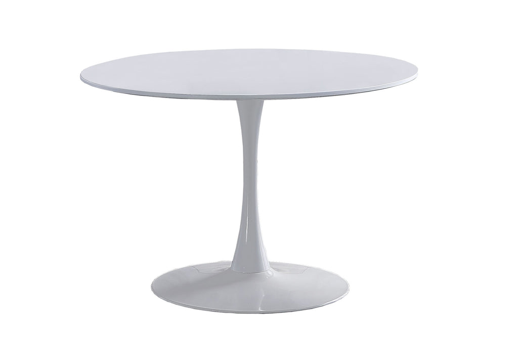 Mesa Comedor Redonda Gina 110 cm Blanco