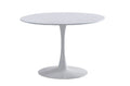 Mesa Comedor Redonda Gina 110 cm Blanco