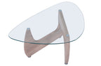Mesa Centro Leyna 110x70 cm Roble / Cristal Transparente - imagen 3