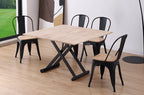 Mesa Centro Elevable y Extensible Natural 110x57 cm Roble / Nordish - imagen 5