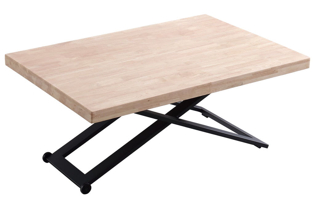 Mesa Centro Elevable Zoe 120x80 cm Roble