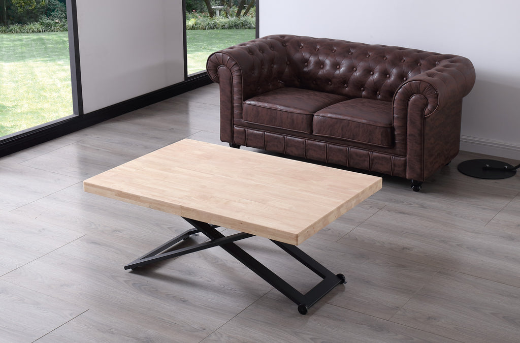 Mesa Centro Elevable Zoe 120x80 cm Roble - imagen 2