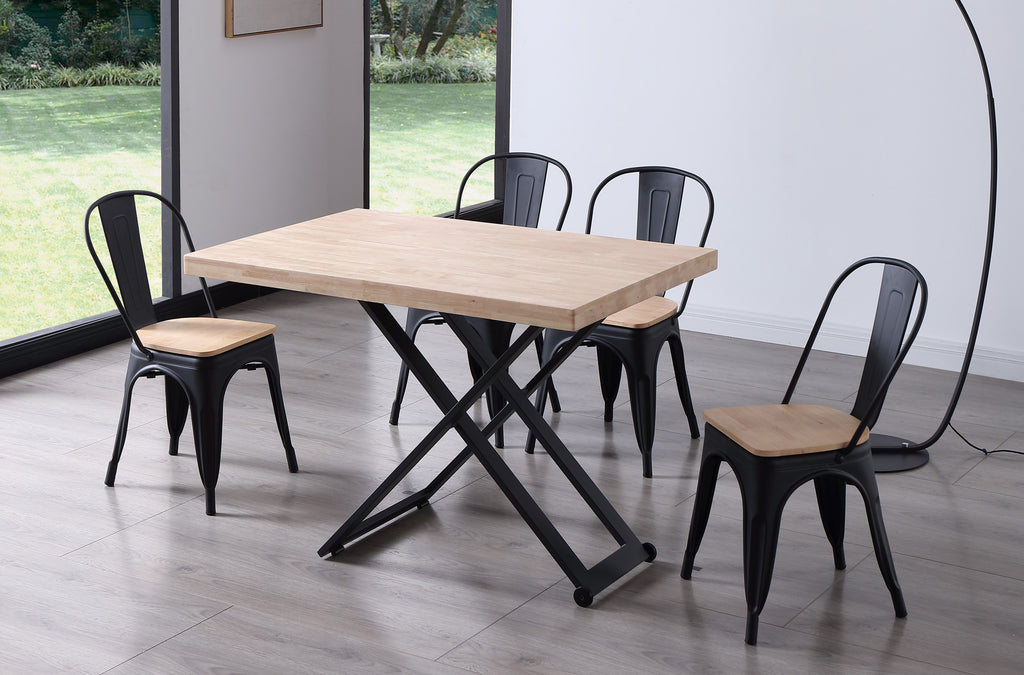 Mesa Centro Elevable Zoe 120x80 cm Roble - imagen 4
