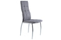 Silla Comedor Diana Tejido Cromo