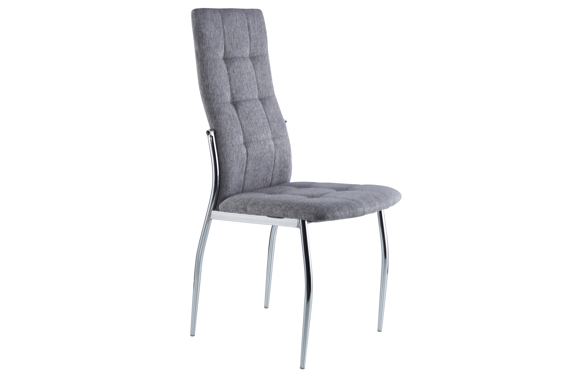 Silla Comedor Diana Tejido Cromo