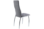 Silla Comedor Diana Tejido Cromo - imagen 3