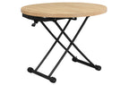 Mesa Centro Elevable y Extensible 100 - 140 cm Gaga Oak / Negro - imagen 3