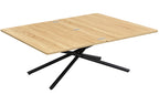 Mesa Centro Elevable y Extensible Katy 100x57 - 114 cm Oak / Negro - imagen 2