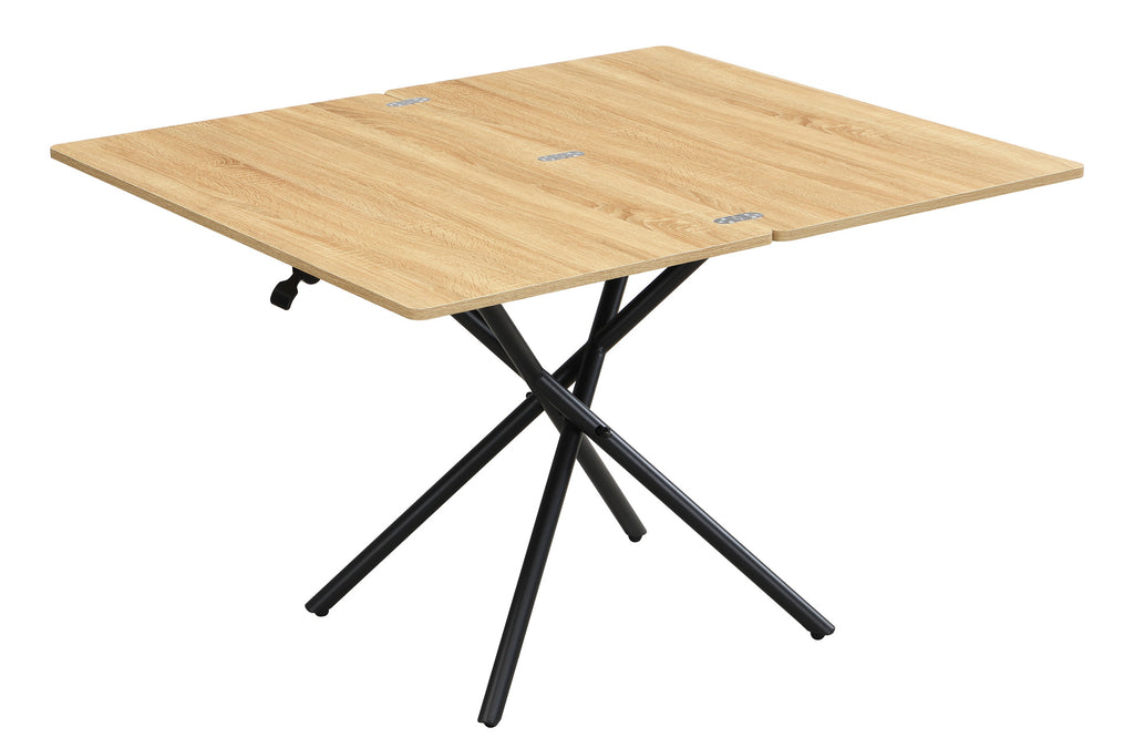 Mesa Centro Elevable y Extensible Katy 100x57 - 114 cm Oak / Negro - imagen 5