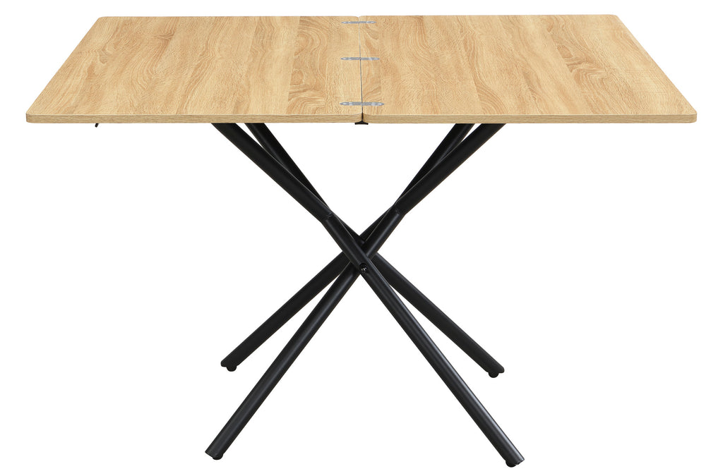 Mesa Centro Elevable y Extensible Katy 100x57 - 114 cm Oak / Negro - imagen 6