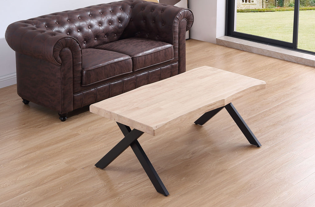 Mesa Centro Elevable Xena 120x66 cm Tapa con Forma Roble - imagen 3