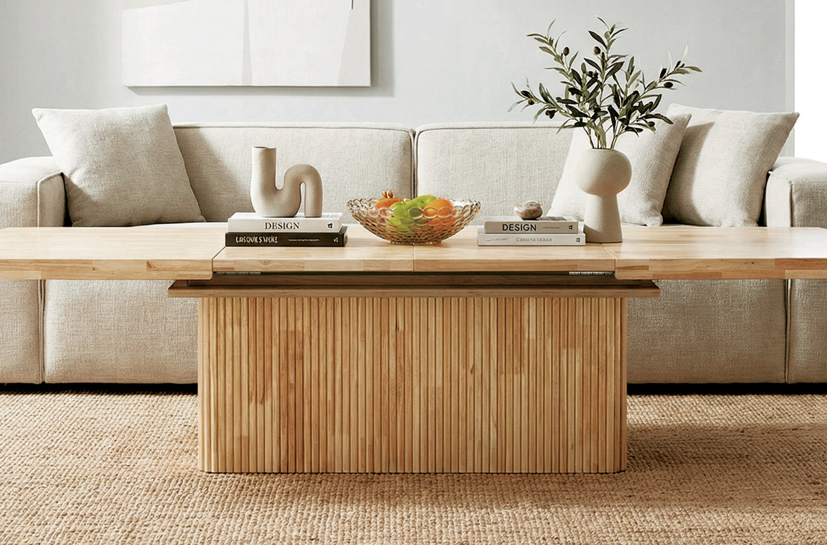 Mesa Centro Elevable y Extensible Michelle 120 - 160 - 200 cm Nordish - Nordish