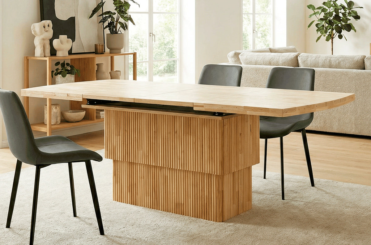 Mesa Centro Elevable y Extensible Michelle 120 - 160 - 200 cm Nordish - Nordish