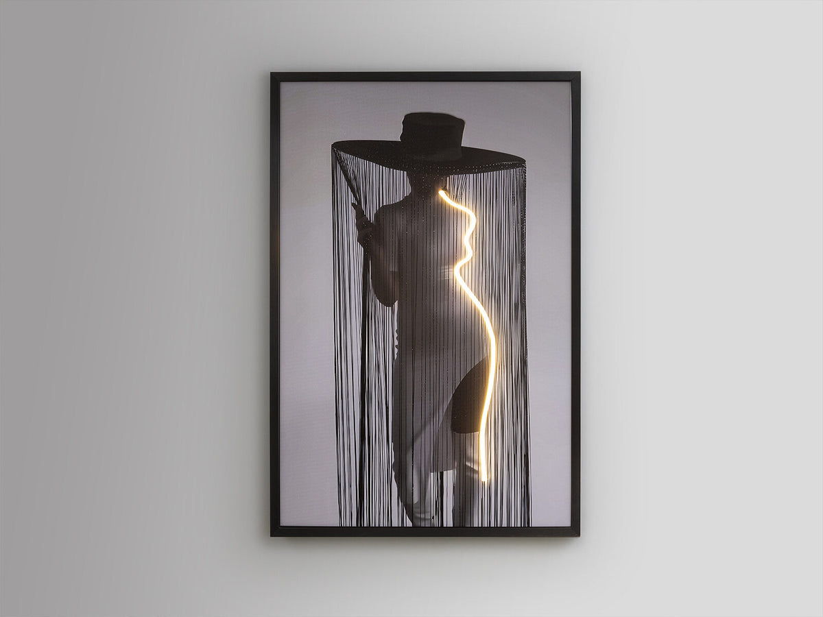 Cuadro con luz LED Diva 80 × 120