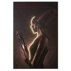 Cuadro con luz LED Silueta 120 × 180