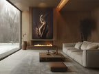 Cuadro con luz LED Silueta 120 × 180