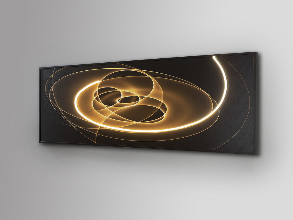 Cuadro con luz LED Trazados 150 × 50