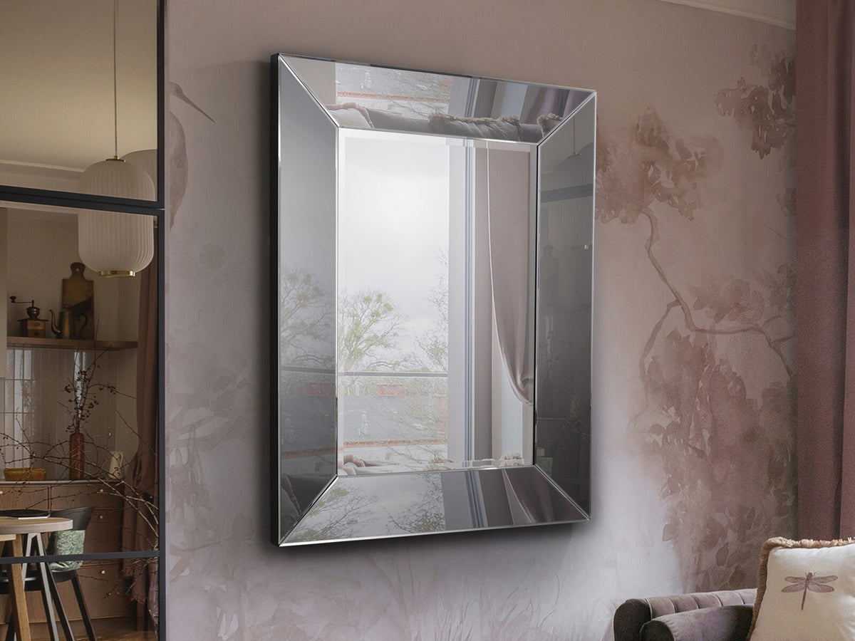 Espejo Roma 110 × 81 marco smoke