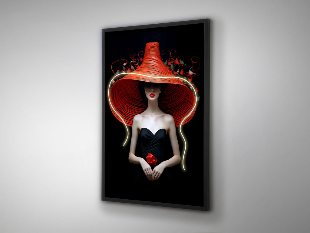 Cuadro con luz LED Tocado 80 × 120