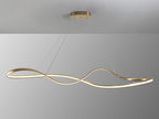 Lámpara de techo grande Lia LED CCT pan de oro