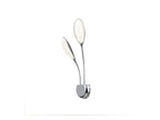 Aplique LED Lucila 2 luces cromo