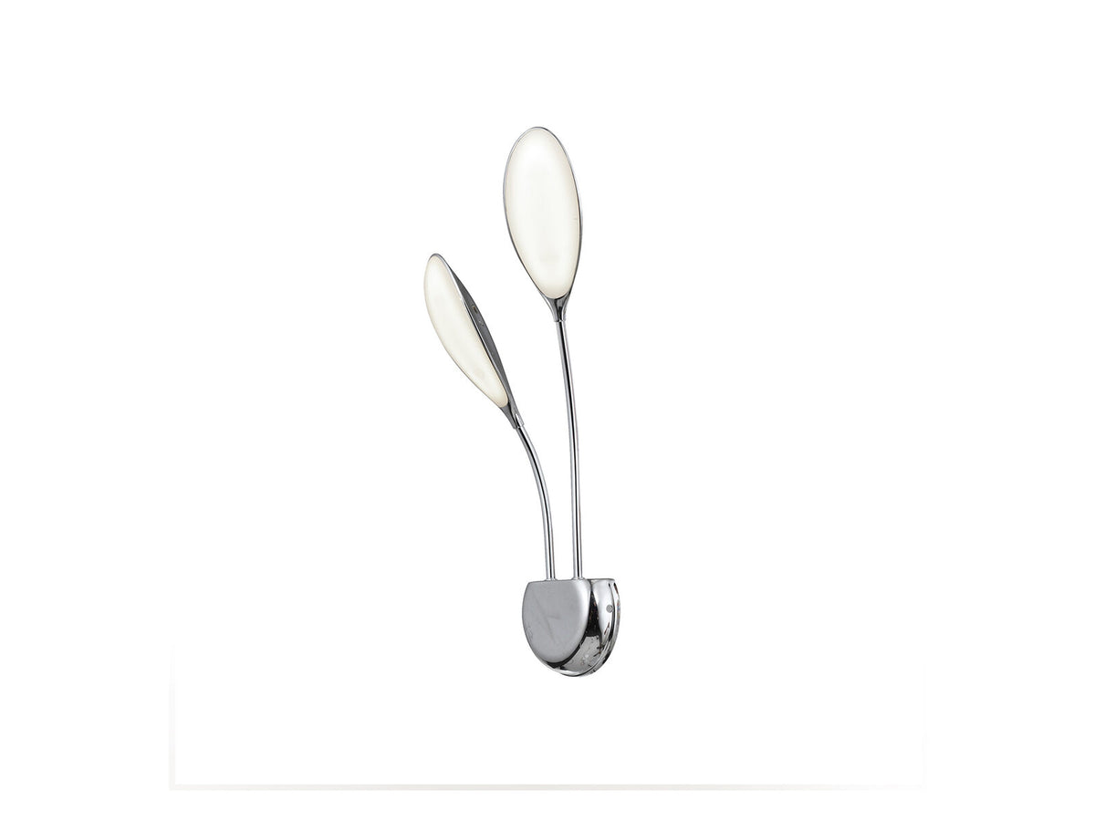 Aplique LED Lucila 2 luces cromo