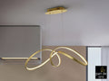 Lámpara de techo Lia LED pan de oro