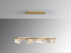 Lámpara de techo Velas LED oro mate lineal