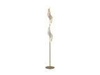 Lámpara de pie Velas LED oro mate