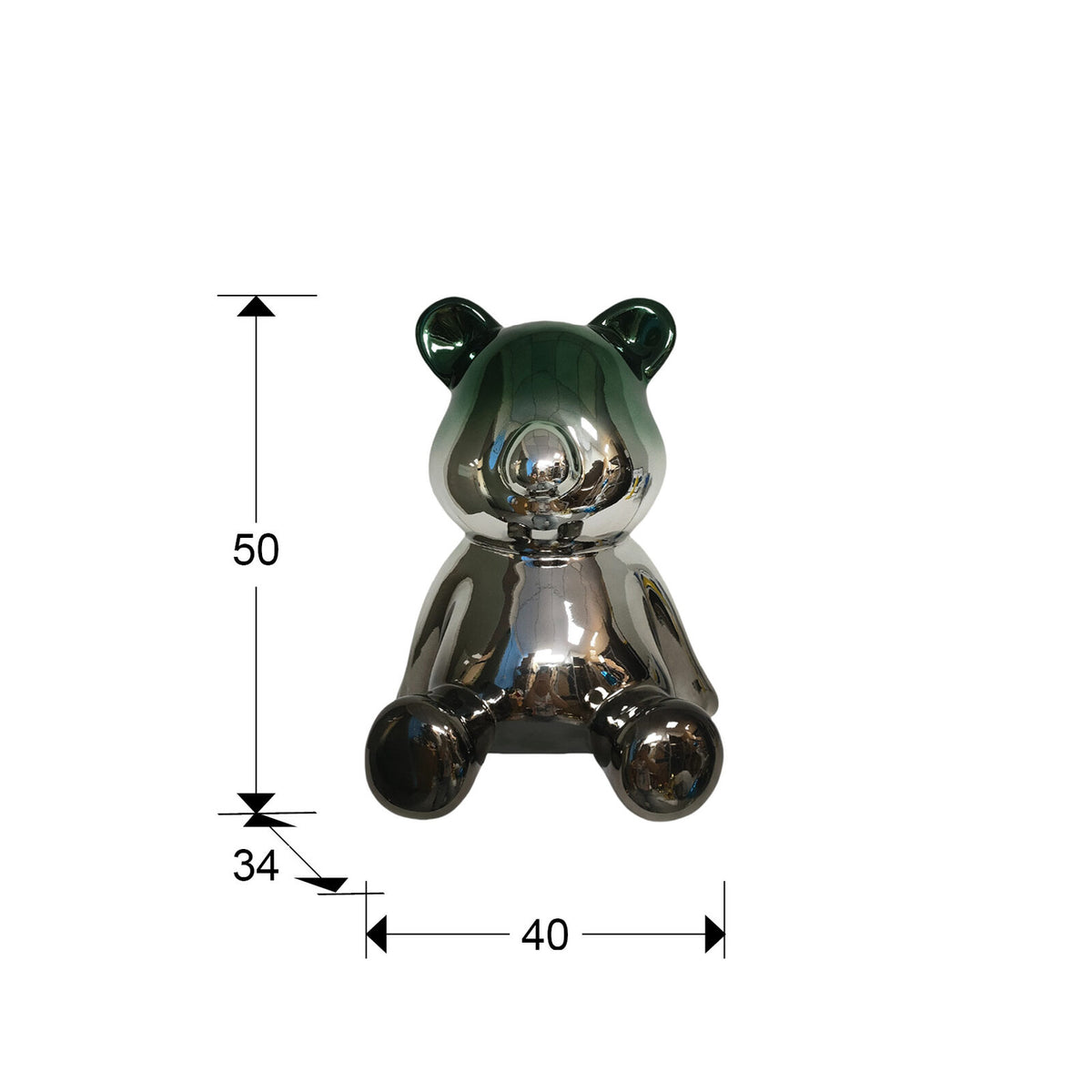 Figura decorativa Osito - medidas