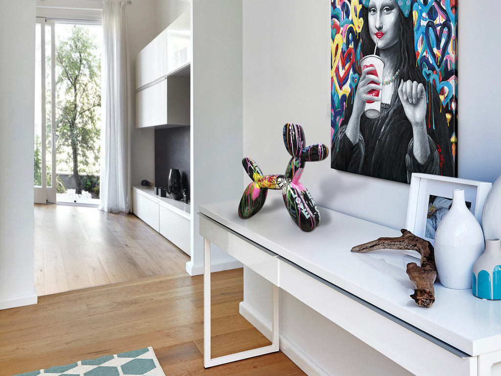 Figura decorativa Balloon Dog grafiti