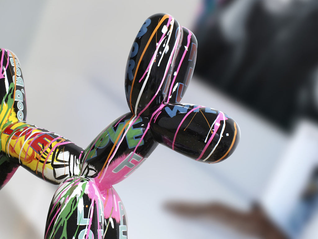 Figura decorativa Balloon Dog grafiti