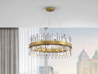 Lámpara de techo Grace 18 luces oro Ø75