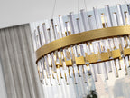Lámpara de techo Grace 18 luces oro Ø75