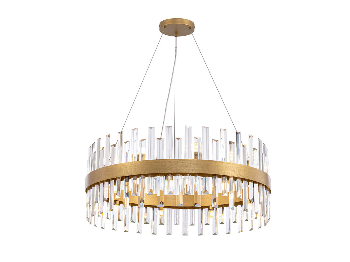 Lámpara de techo Grace 18 luces oro Ø75