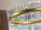 Lámpara de techo grande Grace 26 luces redonda Ø110 oro