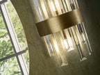 Aplique Grace 2 luces oro cepillado