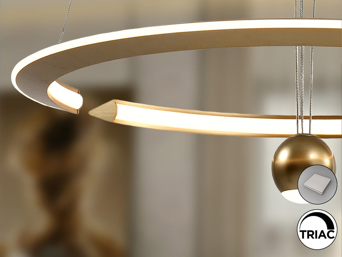 Lámpara de techo Orane LED dorado Ø63