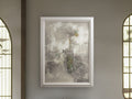 Cuadro pintado a mano Matiz 97 × 127 cm marco blanco