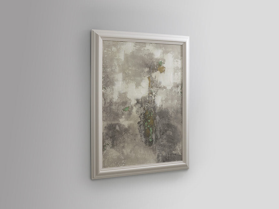 Cuadro pintado a mano Matiz 97 × 127 cm marco blanco