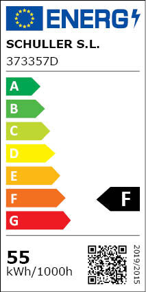 Lámpara de techo Varas 11 luces oro y negro dimable - etiqueta energética