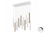 Lámpara de techo Varas 14 luces