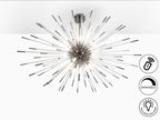 Lámpara de techo Evasión 9 luces dimable