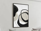Cuadro pintado a mano Actio I 80 × 120 cm marco negro